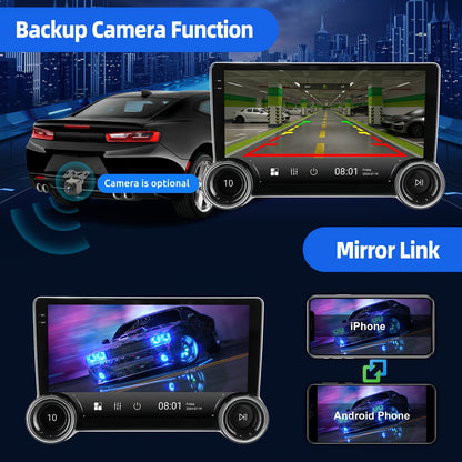 Android 14 Car Stereo – Auto Multimedia Systeem – Navigatie Unit – Touchscreen Radio – Draadloze CarPlay – 10,1 Inch IPS Scherm – 4GB RAM & 64GB Opslag – AHD Achteruitrijcamera & Externe Microfoon