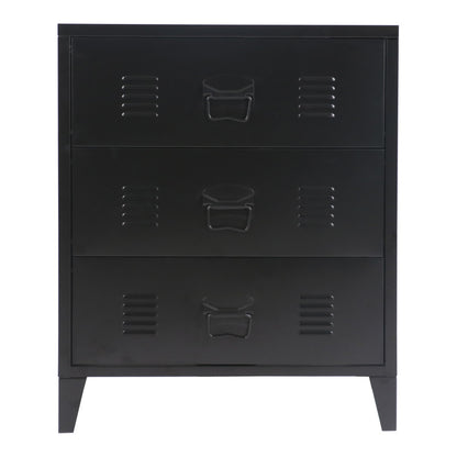 Metalen Kast – Ladeblok – Opbergkast – Archiefkast – Kantoorkast – Industrieel Design – 72x60x40 cm – Stevig Stalen Materiaal