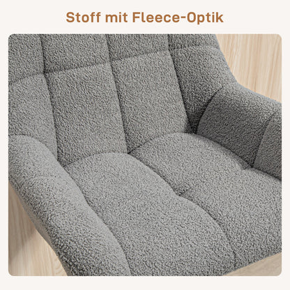 2-delige bartafelstoelenset – barkrukken – barstoelen – barkrukset – verstelbare barkruk – retro design – verstelbare zithoogte 62-85 cm – zachte fleece bekleding – grijs-zwart