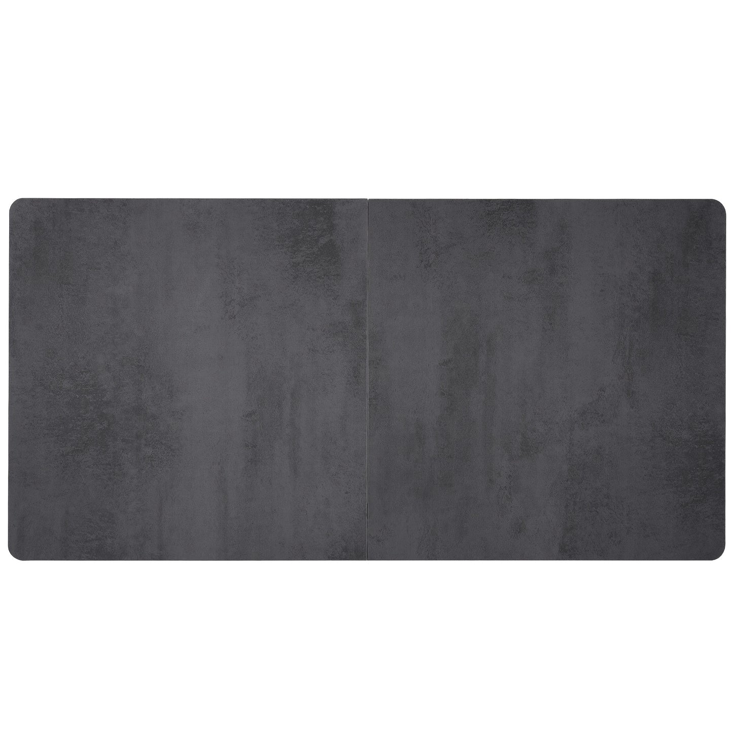 Industrial Style Rectangular Dining Table - Modern Wrought Iron Coffee & Leisure Table with Sturdy Metal Frame, Grey Finish, Easy Assembly for Home, Office, or Cafe Use, Dining Table for Living Room, Office Furniture, Minimal