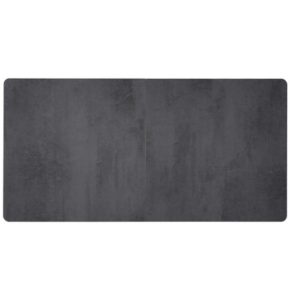 Industrial Style Rectangular Dining Table - Modern Wrought Iron Coffee & Leisure Table with Sturdy Metal Frame, Grey Finish, Easy Assembly for Home, Office, or Cafe Use, Dining Table for Living Room, Office Furniture, Minimal