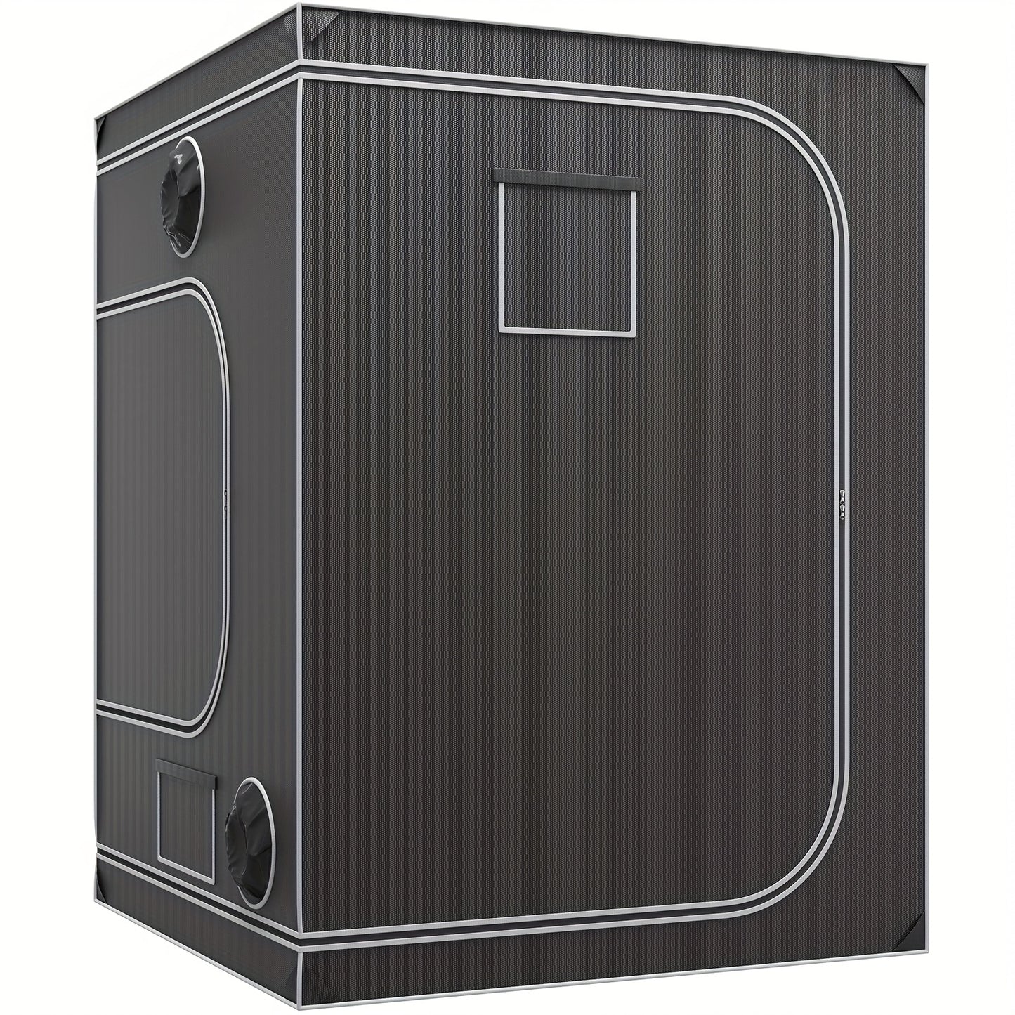 Kweektent – Growtent – Growbox – Kweekkas – Planten Tent – 152.4x152.4x203.2 cm – 600D Reflecterend Mylar – Inclusief Observatievenster & Vloerbak
