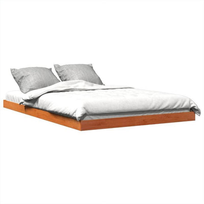 Bed frame Marrone Cera 140x200cm in Wood Solid of pine Removable and durable