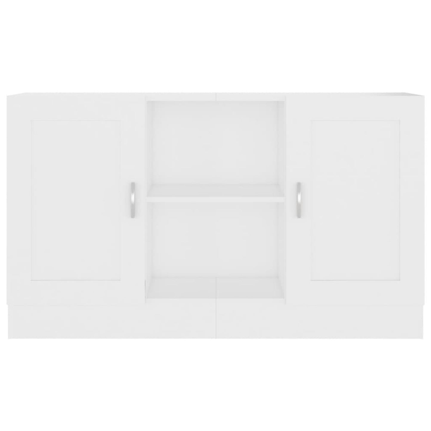 Sideboard White 120x30.5x70 cm Engineered Wood Side Cabinet Organizer Storage Cabinet Storage Box for Bedroom, Living Room, Bathroom, Home Furniture