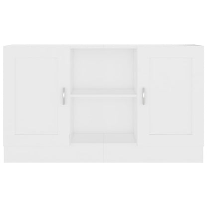 Sideboard White 120x30.5x70 cm Engineered Wood Side Cabinet Organizer Storage Cabinet Storage Box for Bedroom, Living Room, Bathroom, Home Furniture