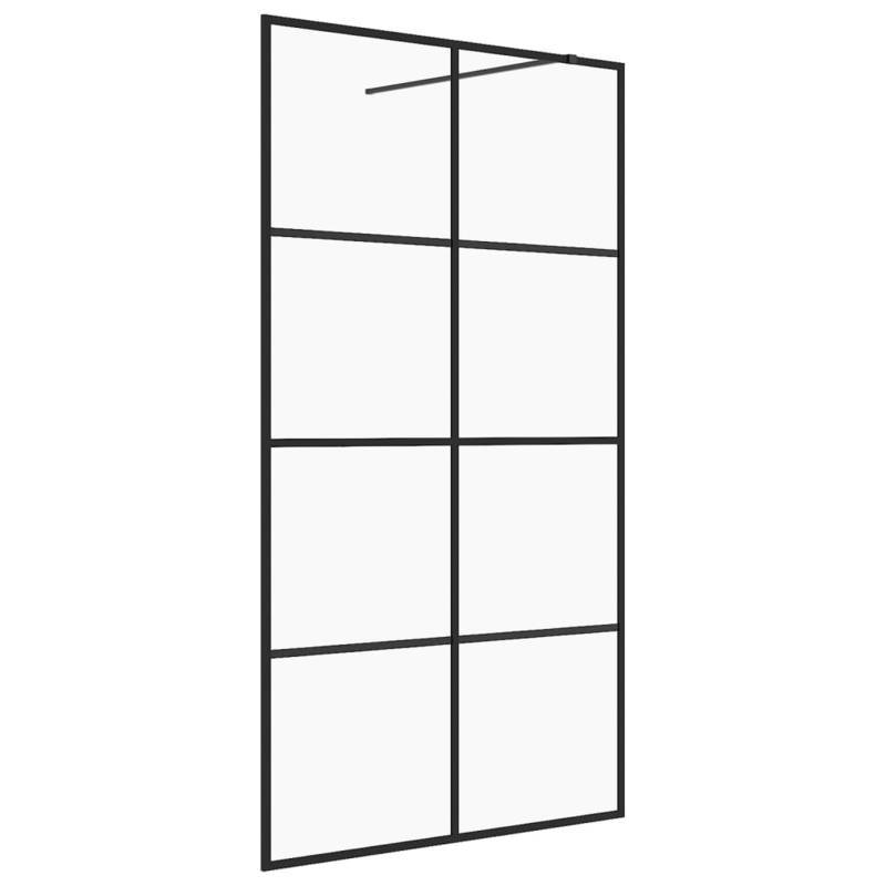 Douchewand – Douchewand Scherm – Walk-In Douchewand – Inloopdouche – Douchekabine – ESG Veiligheidsglas – 100x195 cm Hoog