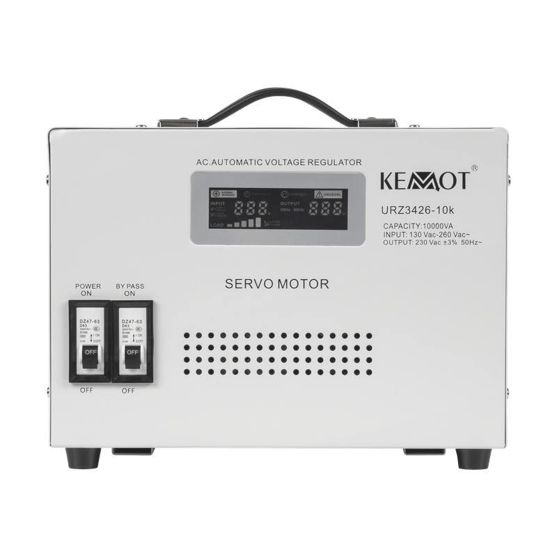 Spanningsstabilisator – Spanningsregelaar – Stroomstabilisator – Voltage Regulator – Spanningsomvormer – Automatische Regelaar – 10.000 VA Vermogen – Toroidale Transformator