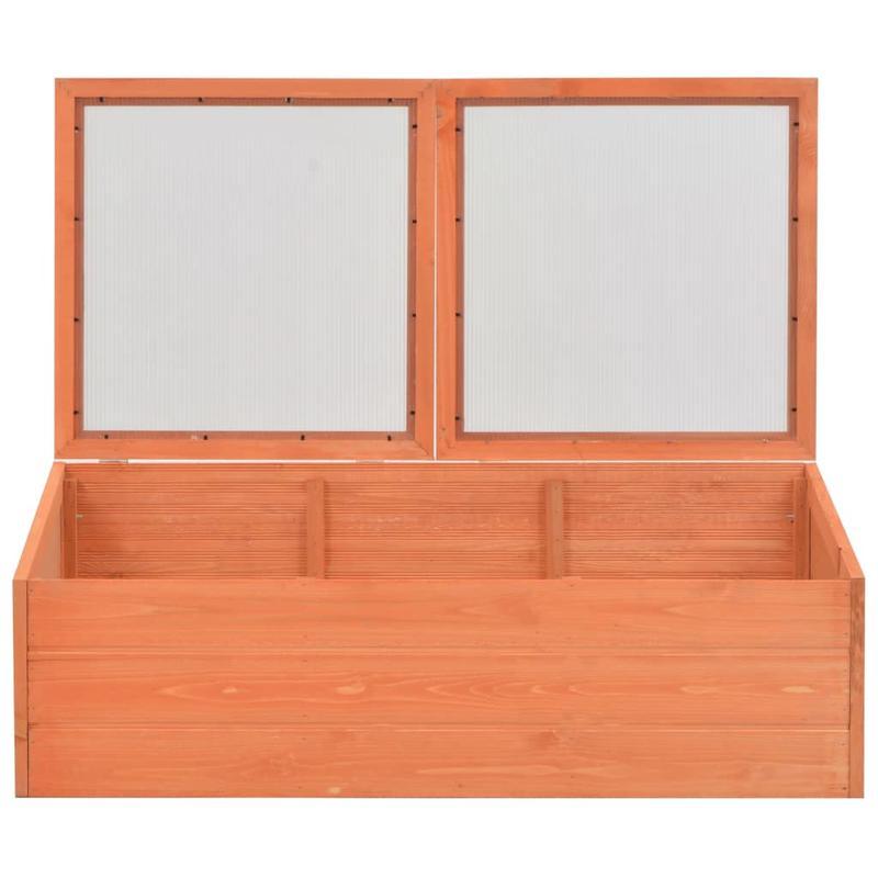 Kweekkas – Tuinkas – Broeikas – Plantenkas – Mini Kas – Houten Constructie – Compact 100x50x34 cm
