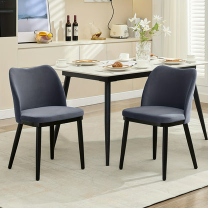 Eetkamerstoelen – Stoelen – Zithoekstoelen – Design Stoelen – Bistrostoelen – Modern Klassiek – Gestoffeerde Zitting – Houten Poten Donkerbruine Tinten