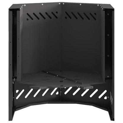 Zwarte Buitenfornuis – Vuurschaal – Houtkachel – Kampvuurplek – Outdoor Firepit – Compact 48x48 cm – Stevig Metalen Design