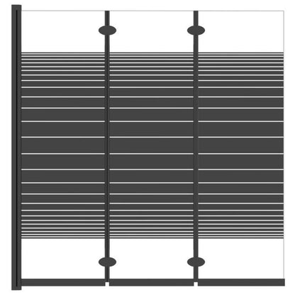 Badscherm 3 Panelen – Douchewand – Badwand – Opvouwbaar Scherm – Privacy Scherm – Metalen Frame – Waterafstotende Stof – Compact & Lichtgewicht
