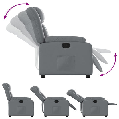Elektrische Relaxstoel – Relaxfauteuil – Ligstoel – TV Stoel – Armstoel – Handmatig Verstelbaar – Hoogwaardig Kunstleer