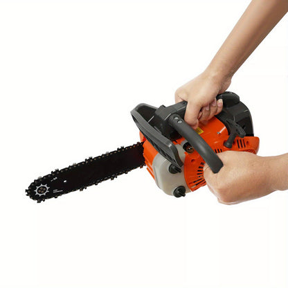 Goodslinesshop Czyurachel 25.4Cc Petrol Chainsaw 1.22Hp | 900W Two-Stroke Single Hand Chainsaw Petrol | Chain Saw with Integrated Air Cooling System | Enhanced Safety Lock & Automatic Reverse | Observable Oil Level [Shop of S
