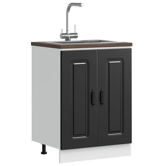 Keukenkast Organizer – Gootsteenkast Organizer – Keukenrek – Lade Organizer – Opbergrek – Uitschuifbaar – ABS Kunststof – 60x46x81,5 cm