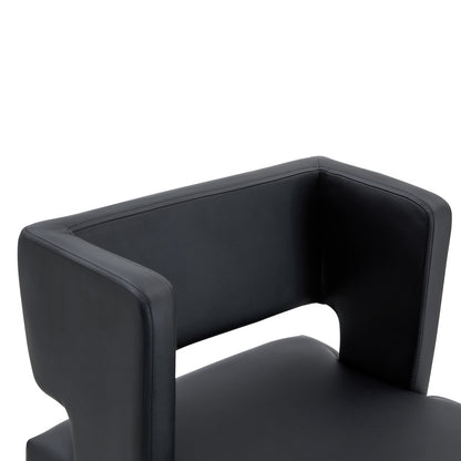 2 Sets of Nordic-Style Black Bar Stools | Square Design with Golden Metal Legs for a Sleek And Comfortable Look, Designed to Meet Diverse Product Needs, Metal Material, Assembled