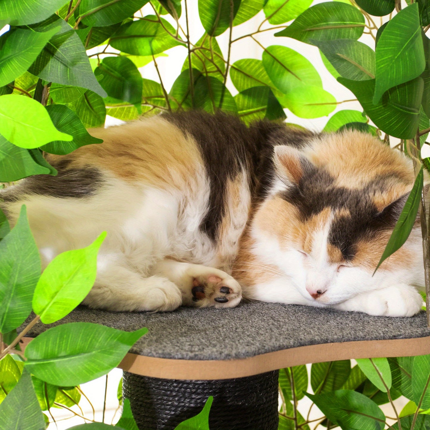 Krabpaal – Kattenboom – Kattenhuis – Kattentoren – Krabmeubel – Multi-level Design – Duurzaam Vezelplaat – Natuurinspiratie Groen