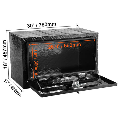 Opbergbox Onderbouw – Gereedschapskist – Opbergkist – Onderbouwbox – Aluminium Bak – Waterdicht – Lichtgewicht & Duurzaam 76x43x46 cm