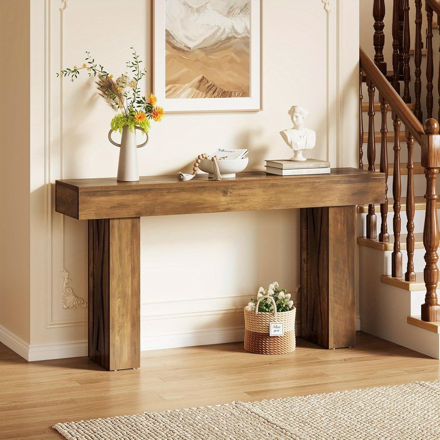 Console Tafel – Sidetable – Haltafel – Sofa Tafel – Smalle Tafel – 160 cm Breed – Stevige MDF Constructie