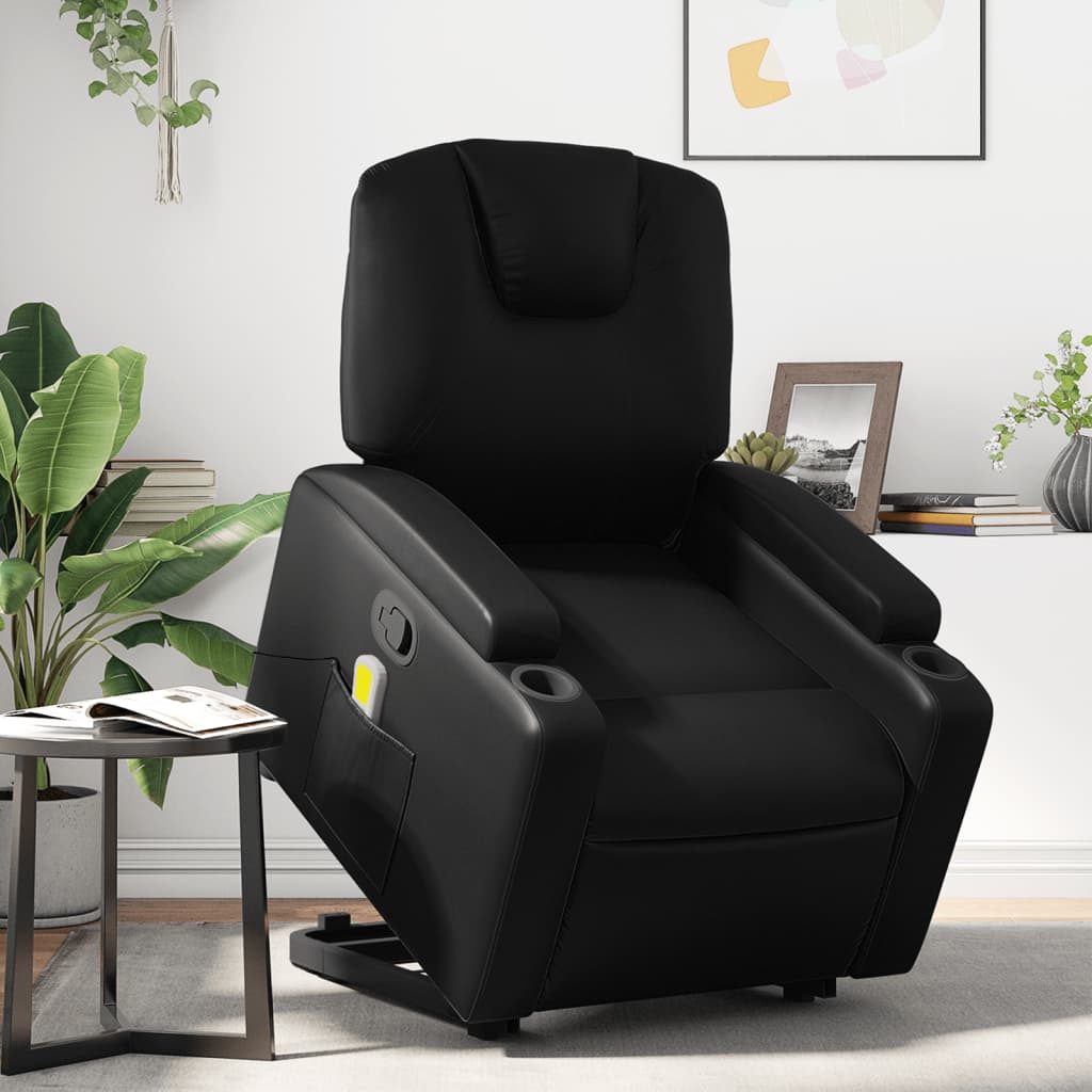 Sta-op-stoel – Liftstoel – Elektrische Fauteuil – Relaxstoel – Gezinsstoel – Verstelbare Rugleuning – Comfortabel Kunstleer