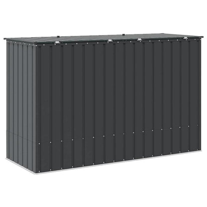 Grote Tuinkist – Tuinopbergbox – Opslagbox – Buitenbox – Opbergkist – Zwart Stalen Materiaal – 214x82x132 cm – Robuust & Weerbestendig