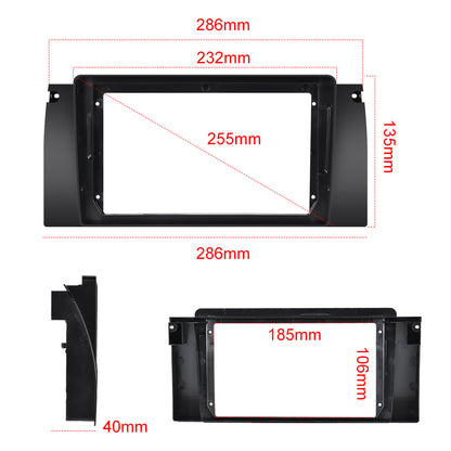 Android 15 Autostereo – Multimedia Systeem – Double DIN Radio – Touchscreen Navigatie – Bluetooth Handsfree – 9 Inch Display – Draadloze CarPlay & Android Auto – Inclusief Achteruitrijcamera Met Microfoon