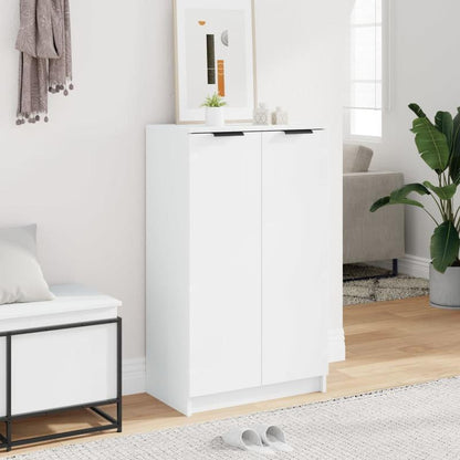 Schoenenkast – Schoenenrek – Schoenenopberger – Halmeubel – Schoenenbankje – Wit – Compact 59x35x100 cm – Duurzaam Hout