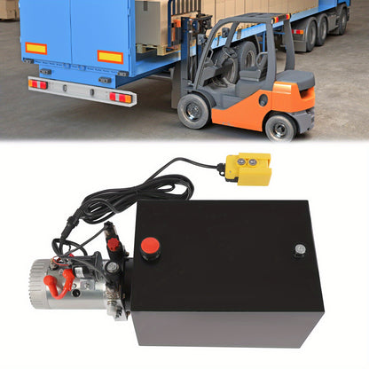 Hydraulische Pomp – Handpomp – Hydrauliek Pomp – Hydraulisch Aggregaat – Draagbare Pomp – 20 Liter Capaciteit – Stalen Behuizing – Zonder Elektriciteit