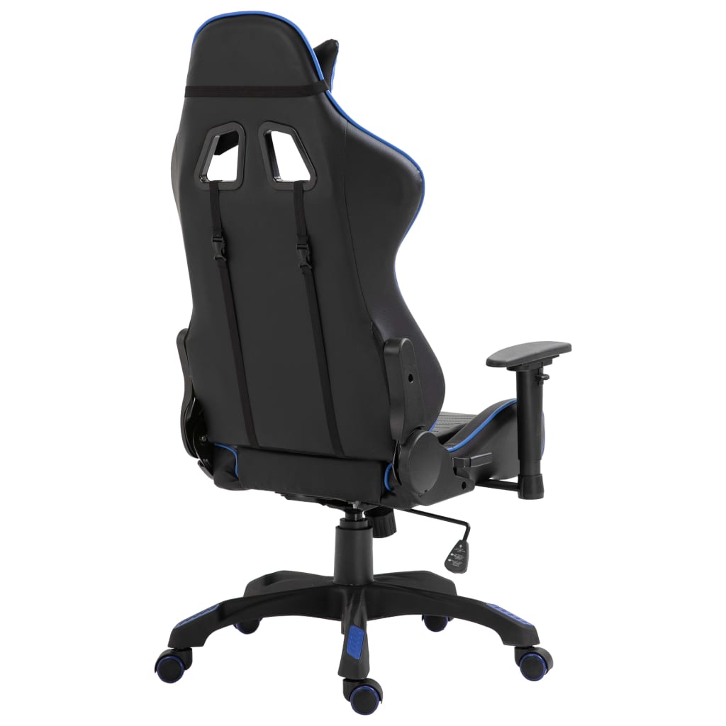 Gamingstoel – Bureaustoel – Racestoel – Gamestoel – Werkstoel – Ergonomisch Design – Verstelbare Rugleuning – Blauw