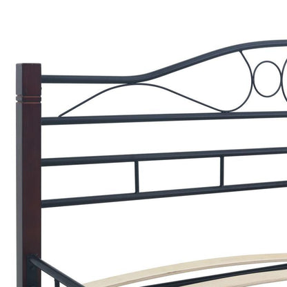 Black Metal Bed Frame 120x200cm