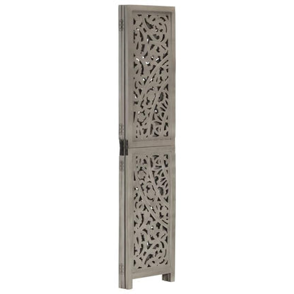 Kamerscherm – Room Divider – Scheidingswand – Paravent – Room Partition – Vouwbaar – Massief Mangohout – 120x165 cm – Lichtgewicht & Duurzaam