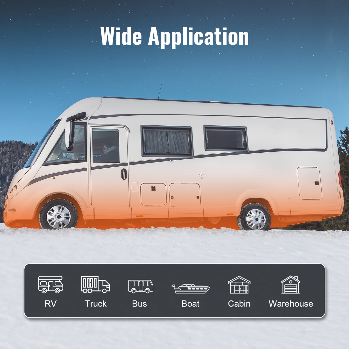 Diesel Kachel – Dieselluchtverwarmer – Standkachel – Autoverwarming – Luchtverwarmer – 8 kW Vermogen – App en LCD Bedienbaar