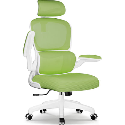 Office Chair with Adjustable Headrest, Armrests, and Lumbar Support, Load Capacity up to 150 kg