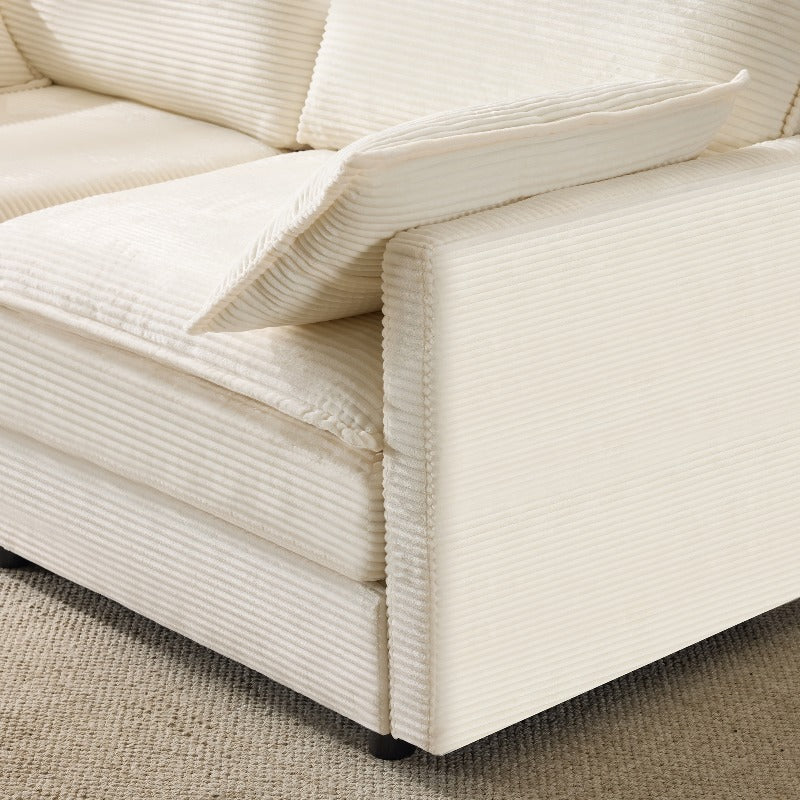 Loveseat – 2-Zitsbank – Kleine Bank – Tweezitsbank – Sofa – Compact Formaat – Metalen Frame – Onderhoudsvriendelijke Bekleding – Direct Gebruiksklaar