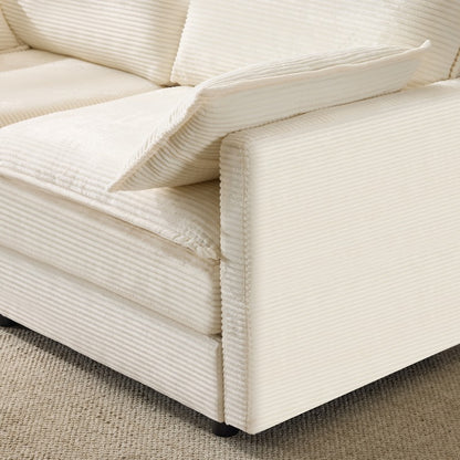 Loveseat – 2-Zitsbank – Kleine Bank – Tweezitsbank – Sofa – Compact Formaat – Metalen Frame – Onderhoudsvriendelijke Bekleding – Direct Gebruiksklaar