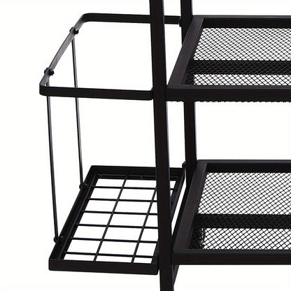 Goodslinesshop Ciounmb Gym Storage Rack Dumbbell Rack Multifunctional Dumbbell Stand Yoga Mat Shelf for Kettlebell, Dumbbells, Yoga Block, with Hooks and Lockable Wheels, Load Capacity 136kg [High-Quality Shop Now!], Fitness