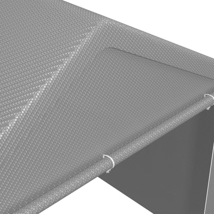 Opvouwbare Opslagtent – Tuinkantoor – Garage Tent – Feesttent – Buitenschuur – 4x6 Meter – Stevig Gegalvaniseerd Staal – Rolluiken Met Rits