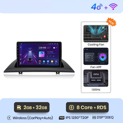 Multimedia Carplay Systeem – Auto Radio – Navigatie Systeem – 2DIN Multimedia Speler – Draadloze CarPlay – 9 Inch IPS Touchscreen – 4G Connectiviteit – GPS Navigatie – 2GB RAM 32GB Opslag