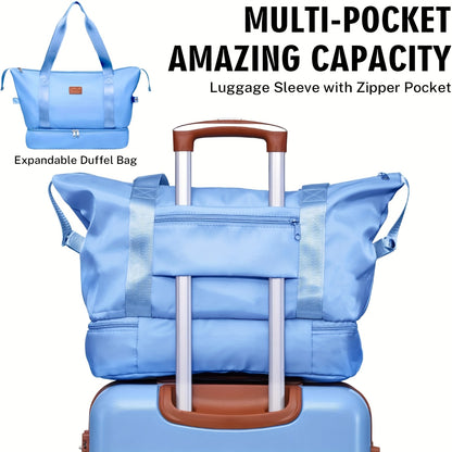 Harde Koffer – Reiskoffer – Bagage Set – Trolley – Spinner – ABS Hard Shell – Stillopende Universele Wielen – 20, 24, 28 Inch – Combinatieslot – Wit/Bruin