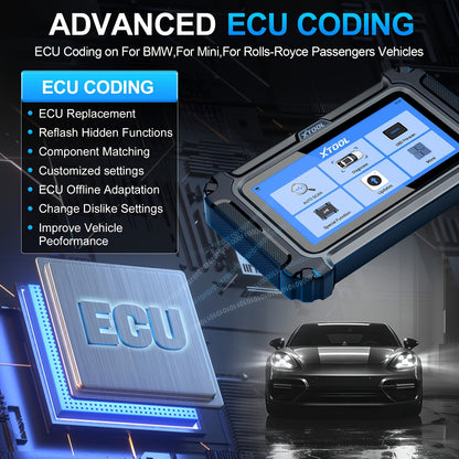 OBD2 Scanner – Auto Uitleesapparaat – Diagnosecomputer – Uitleesapparaat – Auto Scanner – Bi-Directionele Besturing – Geavanceerde ECU-Codering – Wifi Met Lifetime Updates