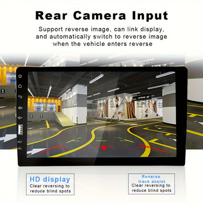 Autoradio – MP5 Speler – Auto Radio – 1 Din Radio – 9 Inch Touchscreen – 2.5D HD 1080P – Mirror Link – Inclusief Microfoon & Achteruitrijcamera
