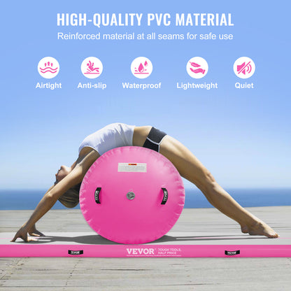 Opblaasbare Air Track Set – Gymmat – Turnmat – Opblaasbare Gymmat – Tumbling Mat – 2x 3,05x1m – Inclusief Elektrische Luchtpomp