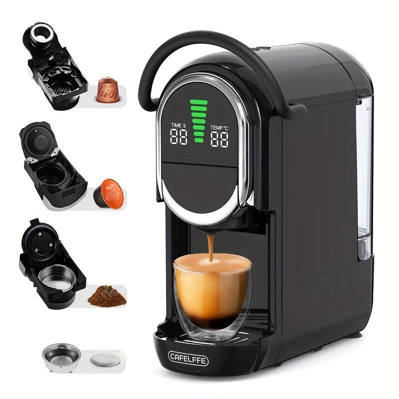 Capsule Koffiemachine – Koffiezetapparaat – Espresso Machine – Senseo Machine – Koffiecup Machine – 7 Niveau’s Watercontrole – 600 ml Waterreservoir – Zwart