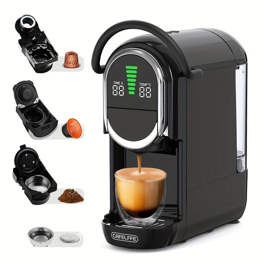 Capsule Koffiemachine – Koffiezetapparaat – Espresso Machine – Senseo Machine – Koffiecup Machine – 7 Niveau’s Watercontrole – 600 ml Waterreservoir – Zwart
