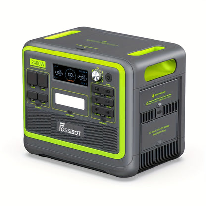 Powerstation – Draagbare Accu – Mobiele Generator – Zonne-energie Station – Noodstroomvoorziening – 2048Wh LiFePO4 Batterij – 2400W Continu Vermogen met 4800W Piek