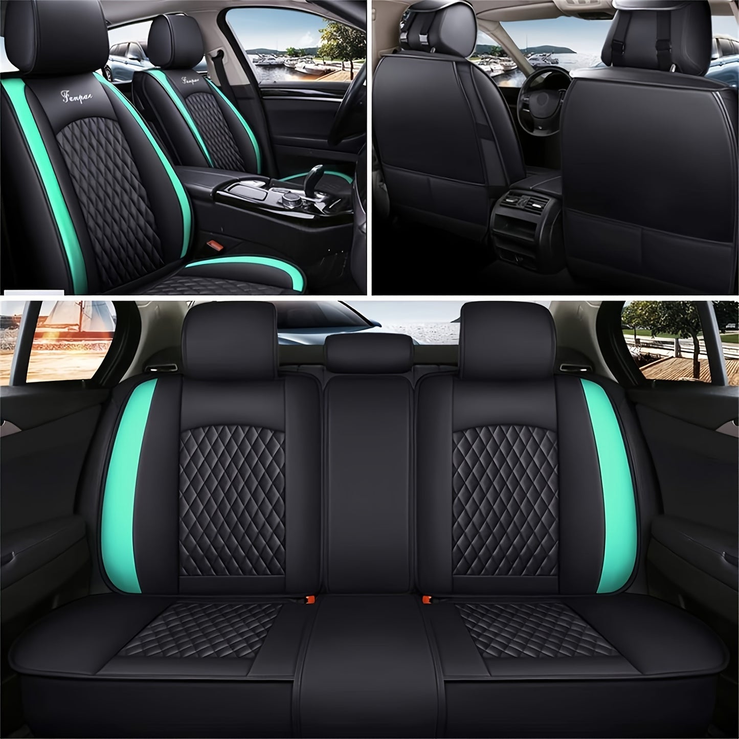 Autostoelhoes – Autostoelbeschermers – Stoelhoesset – Stoelbekleding – Stoelhoezen Auto – Universeel – PU Leer – Comfortabel en Duurzaam