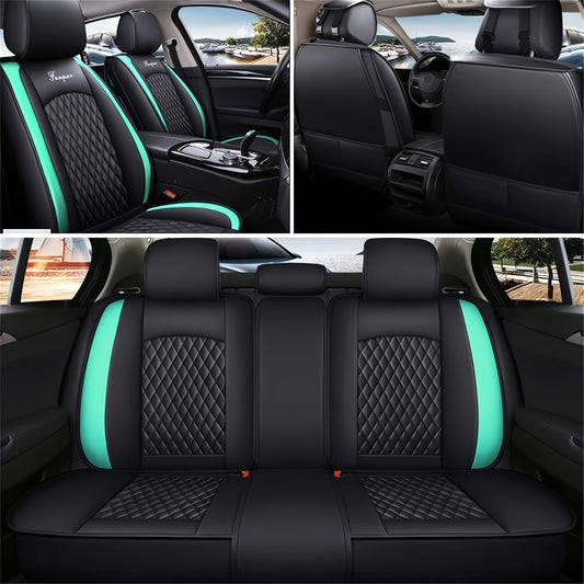 Autostoelhoes – Autostoelbeschermers – Stoelhoesset – Stoelbekleding – Stoelhoezen Auto – Universeel – PU Leer – Comfortabel en Duurzaam