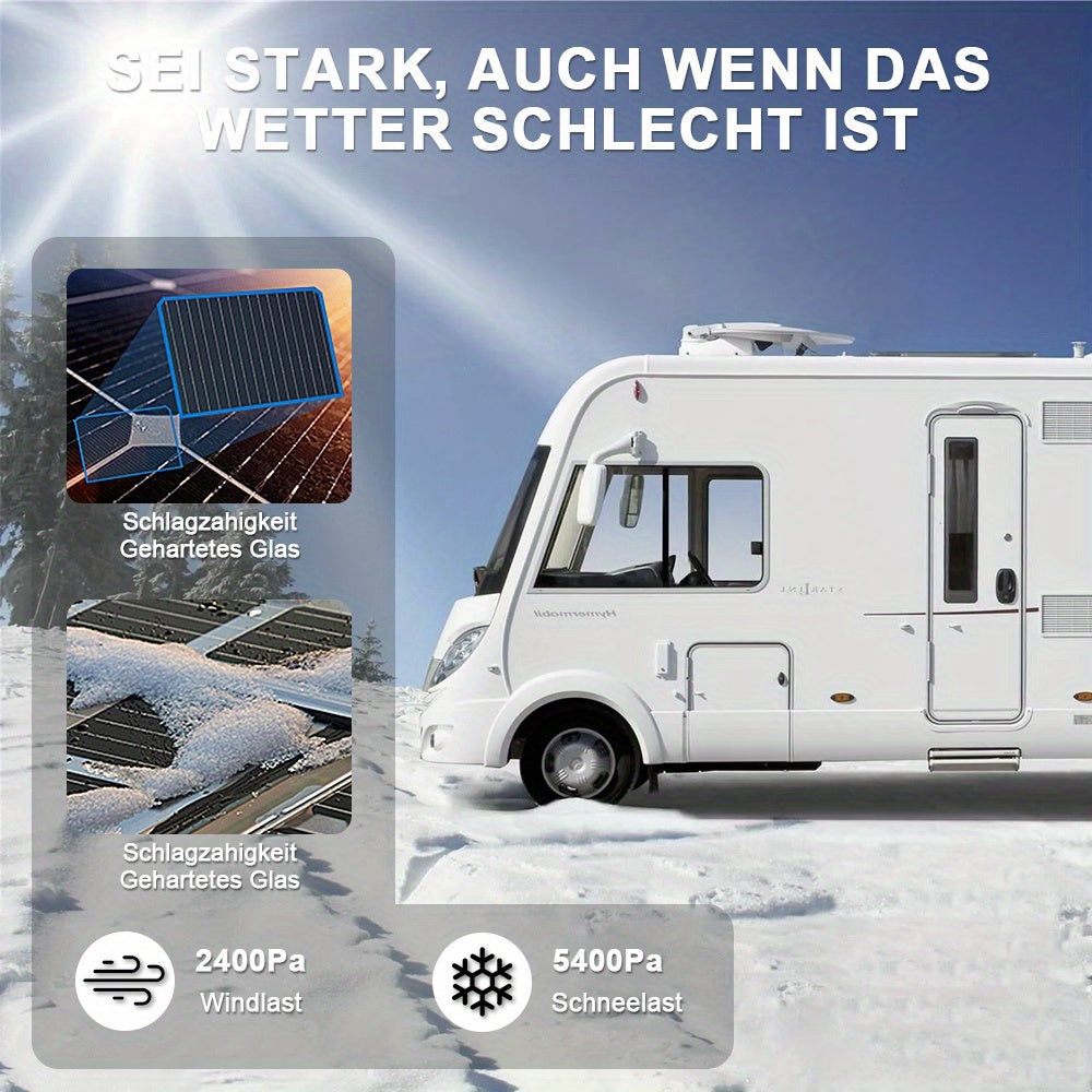 150W Zonnepaneel Set – Zonnecel Module – Zonne-energie Systeem – Off-grid Solar Kit – 12V Solar Panel – Met 40A MPPT Controller – Lichtgewicht Aluminium Frame