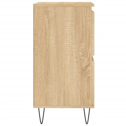Sideboards – Opbergmeubel – Dressoir – Kast – Ladekast – Bruin Sonoma Eiken – Hardhouten Constructie – Compact Minimalistisch Design