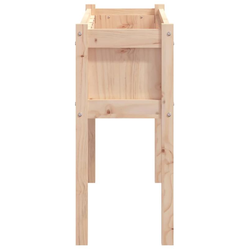 Planting bucket 2pcs with legs solid wood pine Strong and durable, Planting Container, Outdoor Flower Bed, Freestanding Planter, Legged Planter Style, Contemporary Design, Handcrafted Aesthetic, Urban Bal