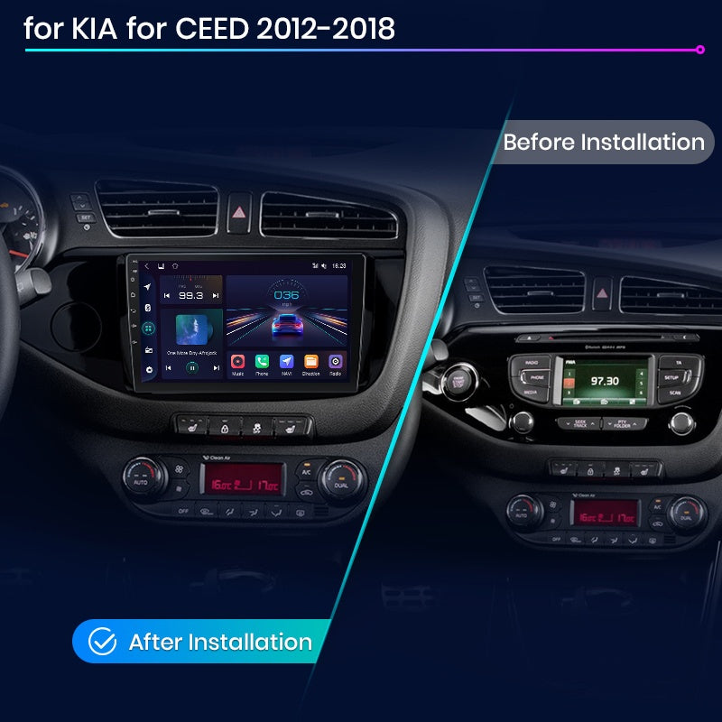 Autoradio – Car Player – Multimedia Speler – Smart Radio – 2 DIN – 9 Inch Touchscreen – Wifi Verbinding – Android Auto Compatible
